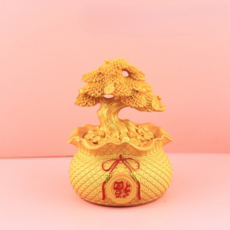 居家達人 財運 金錢運 戀愛運 迷你風水室內裝飾品, 福袋 金錢樹