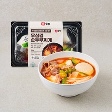 밀팡 우삼겹 순두부찌개, 550g, 1개