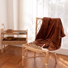 素色超細纖維水貂絨毛毯