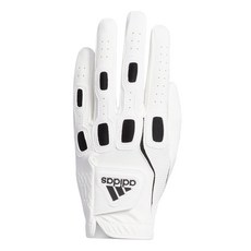 adidas 愛迪達 Golf 男用多功能合身款高爾夫手套 左手用, 白黑色 FM3075