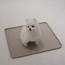 Siliking 矽膠研究所 寵物防滑排便墊, 牛奶可可, 1個