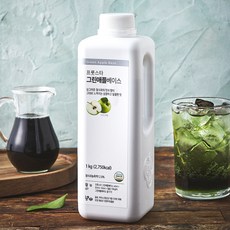 프룻스타 그린애플 음료 베이스 과일청, 1kg, 1개