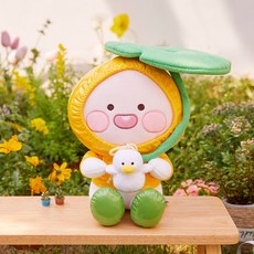 Kakao Friends Rainy Garden玩偶 Apeach玩偶靠枕, 混色