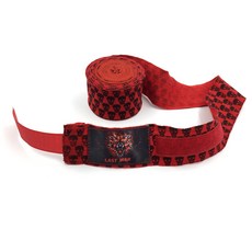 Trendy Cube拳擊骷髏紋 手環, 紅色的