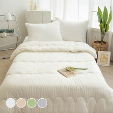 atonalo 100%莫代爾 Mong-geu-ri 薄棉被, 白色