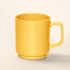 해피정 아즈텍 머그컵 400ml, 머스타드, 1개