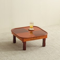 Joeunworld 民俗桌 桌 450 x 450 mm, 紅色