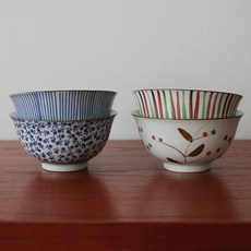 Roco Living 新圖案大碗4件組, 混合顏色, 1套
