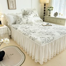 러빙랩 수미르 40수 순면 레이스 침대커버