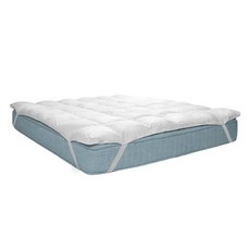 DREAMIN101 鬆緊帶羽絨床鋪墊, 單色