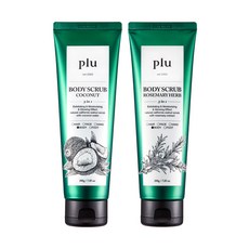 plu 身體磨砂膏 迷迭香草本 200g+椰子 200g, 1組