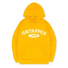 언탭트 남성용 빅사이즈 올드스쿨 기모 후드티셔츠