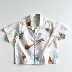 Neul兒童款涼感短袖襯衫