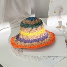 女士鐘形拉菲亞草帽