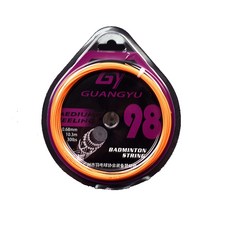 Baegot International 高彈性羽球拍 線 Gut String 0.68mm, 橘色