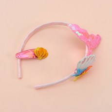 빔보빔바 여아용 인어헤어 밴드 세트