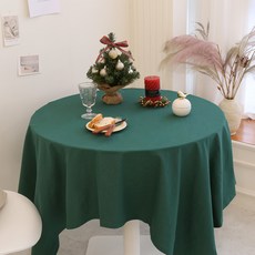 FORHOME 手工製作秋季桌布, 1個, 秋季綠, XS(60 x 60 cm)