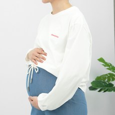 피셔프라이스 임부용 라운드 긴팔 티셔츠