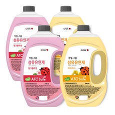 I'm Gram衣物柔軟精 正裝 粉紅花香 2.5L*2瓶+鳶尾花香 2.5L*2瓶, 1組, 2.5L