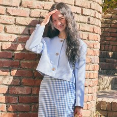 yournamehere 女款短版粗花呢夾克