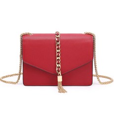 메탈 테슬 스퀘어 미니백 GH14_RD_1205