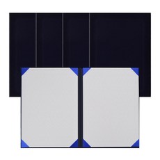 ECO Chungwoon 絲絨獎狀夾 A4, 海軍藍, 5個