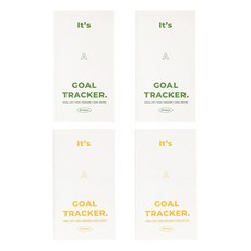 PAPERIAN 件套 30 天目標跟?書, 黃綠色, 2套