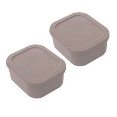 youhouse 矽膠密封保鮮盒 棕色 300ml, 2個, 單品