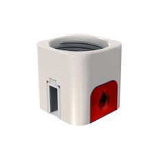 Aerable B0042 水族箱 魚缸 自動給水器, 紅色, 1個