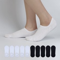 IZILEG 女款 腳揹包覆 棉質素色隱形襪 10雙組