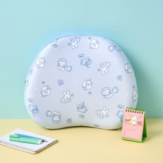 BUTTERSHOP 涼夏海洋BUTTER家族記憶棉靠墊, 藍色