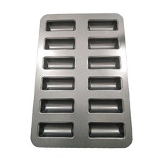 12格不沾長方形造型烤盤模具, 1個