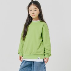 바브키즈 아동용 보텀패치 베이직 맨투맨
