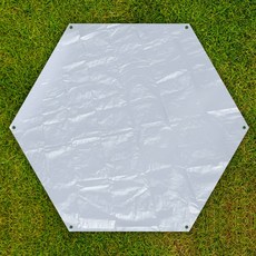 스위스마운틴 헥사돔 육각 그라운드시트, 실버그레이 + 다크그레이