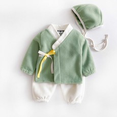 adorebebe 男童柔軟羊毛韓服套裝