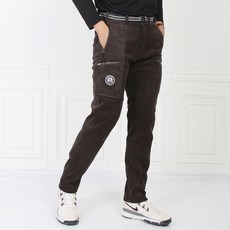 마인플로우 남성용 기모 골덴 등산 바지 + 벨트 세트 HAD3W