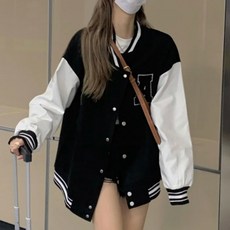 Goodif 女款簡約風棒球外套