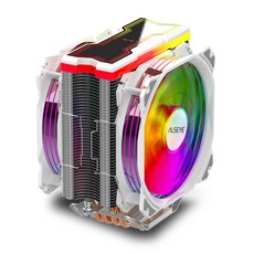 알스아이 CPU쿨러 MAX M120D ARGB, 화이트, 1개