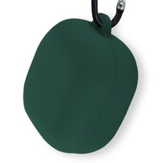 ROAR Galaxy Buds Pro / Live Public 矽膠套+鑰匙圈套組, 單品, 深綠色