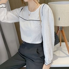 마켓에이 퓨어 라인 심플 블라우스