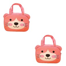 卡通可愛野餐包 2入 YT_RA1121, 粉紅貓