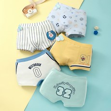 男童款Jcell帥氣公子哥四角內褲 5件組 P805