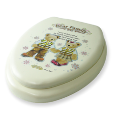 행거전문가 러블리 소프트 O형 변기커버, 베어아이보리, 1개