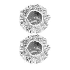 AHOYE 免插電恆溫製熱護髮帽/浴帽/美髮帽/染髮帽, 2個, 銀色