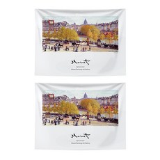 Block Mart Monet 室內裝飾掛簾布海報 2入, TYPE12