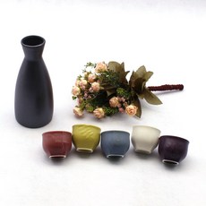 Dalsogum 黑五色 Tokuri 套組, 1套, 5杯+德栗