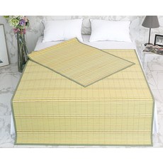 LEENDECO 涼爽格紋竹蓆, 混合色