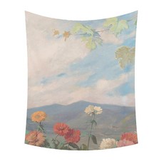 MA 따뜻한 봄 플라워 태피스트리 기본, TYPE18