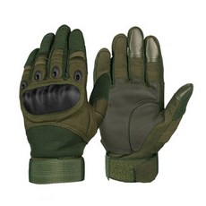 사계절 오토바이 자전거 라이딩 장갑 양손세트, 터치 카키, 1개