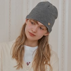 아노에틱 로고 스트라이프 비니